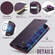 iPhone 16e / 17e CaseMe C49 MagSafe RFID Blocking Detachable Wallet Leather Phone Case - Purple