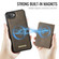 iPhone 16e / 17e CaseMe Me80 Series Detachable Wallet Magnetic RFID Vegan Leather Phone Case - Coffee