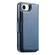 iPhone 16e / 17e CaseNeo Finger Grip Strap MagSafe Leather Phone Case - Blue