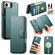 iPhone 16e / 17e CaseNeo Finger Grip Strap MagSafe Leather Phone Case - Green