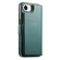 iPhone 16e / 17e CaseNeo Finger Grip Strap MagSafe Leather Phone Case - Green