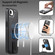 iPhone 16e / 17e CaseNeo Finger Grip Wristband MagSafe Back Phone Case - Black