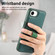 iPhone 16e / 17e CaseNeo Finger Grip Wristband MagSafe Back Phone Case - Green