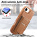 iPhone 16e / 17e CaseNeo Fold Holder Retro Elastic Card Bag Magnetic Back Phone Case - Brown
