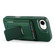 iPhone 16e / 17e CaseNeo Fold Holder Retro Elastic Card Bag Magnetic Back Phone Case - Green