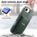 iPhone 16e / 17e CaseNeo Fold Holder Retro Elastic Card Bag Magnetic Back Phone Case - Green