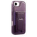 iPhone 16e / 17e CaseNeo Fold Holder Retro Elastic Card Bag Magnetic Back Phone Case - Purple