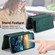 iPhone 16e / 17e CaseNeo MagSafe RFID Anti-theft Zipper Wallet Retro Leather Phone Case - Green