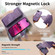 iPhone 16e / 17e CaseNeo MagSafe RFID Anti-theft Zipper Wallet Retro Leather Phone Case - Purple
