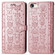 iPhone 16e / 17e Cat and Dog Embossed Leather Phone Case - Rose Gold