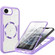 iPhone 16e / 17e CD Texture MagSafe Phone Case - Purple