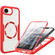 iPhone 16e / 17e CD Texture MagSafe Phone Case - Red