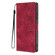 iPhone 16e / 17e Cherry Blossoms Embossed Leather Phone Case - Red