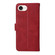 iPhone 16e / 17e Classic Calf Texture Flip Leather Phone Case - Red