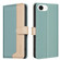 iPhone 16e / 17e Color Matching RFID Anti-theft Leather Phone Case - Green