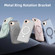 iPhone 16e / 17e Colorful 2 in 1 MagSafe Ring Holder Phone Case - Transparent