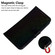 iPhone 16e / 17e Colorful Magnetic Buckle Leather Phone Case - Black