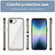 iPhone 16e / 17e Colorful Series Acrylic + TPU Phone Case - Transparent Grey