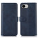 iPhone 16e / 17e Cow Texture Leather Phone Case - Blue