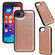 iPhone 16e / 17e Cowhide Texture Back Cover Phone Case - Rose Gold