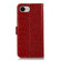 iPhone 16e / 17e Crocodile Top Layer Cowhide Leather Phone Case - Red