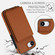 iPhone 16e / 17e Crossbody Dual-buckle Wallet RFID Back Leather Phone Case - Brown