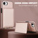 iPhone 16e / 17e Crossbody Dual-buckle Wallet RFID Back Leather Phone Case - Rose Gold