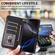 iPhone 16e / 17e Crossbody Strap RFID Blocking Zipper Wallet Leather Phone Case - Black