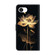 iPhone 16e / 17e Crystal-Like Painted Vegan Leather Phone Case - Golden Thread Lotus