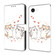 iPhone 16e / 17e Crystal-Like Painted Vegan Leather Phone Case - Heart & Cat