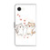 iPhone 16e / 17e Crystal-Like Painted Vegan Leather Phone Case - Heart & Cat