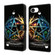 iPhone 16e / 17e Crystal-Like Painted Vegan Leather Phone Case - Pentagram