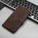 iPhone 16e / 17e Cubic Skin Feel Flip Leather Phone Case - Brown