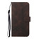 iPhone 16e / 17e Cubic Skin Feel Flip Leather Phone Case - Brown