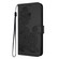 iPhone 16e / 17e Datura Flower Embossed Flip Leather Phone Case - Black
