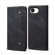 iPhone 16e / 17e Denim Texture Casual Style Horizontal Flip Leather Case - Black