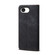 iPhone 16e / 17e Denim Texture Casual Style Horizontal Flip Leather Case - Black