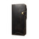 iPhone 16e / 17e Denior B01 Oil Wax Cowhide Magnetic Button Genuine Leather Case - Black