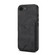iPhone 16e / 17e Denior D06 PU Back Cover Card Slot Holder Phone Case - Black