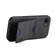 iPhone 16e / 17e Denior D06 PU Back Cover Card Slot Holder Phone Case - Black