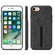 iPhone 16e / 17e Denior D07 DV Elastic Card Slot PU Back Cover Phone Case - Black