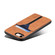 iPhone 16e / 17e Denior D07 DV Elastic Card Slot PU Back Cover Phone Case - Brown