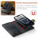 iPhone 16e / 17e DG.MING Crazy Horse Texture Detachable Magnetic Leather Phone Case - Black