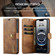 iPhone 16e / 17e DG.MING Crazy Horse Texture Detachable Magnetic Leather Phone Case - Brown
