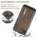iPhone 16e / 17e DG.MING M2 Series 3-Fold Card Bag Wallet Leather Phone Case - Coffee
