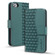 iPhone 16e / 17e Diamond Buckle Leather Phone Case with Lanyard - Green