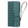 iPhone 16e / 17e Diamond Buckle Leather Phone Case with Lanyard - Green