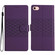 iPhone 16e / 17e Diamond Embossed Skin Feel Leather Phone Case - Purple
