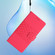 iPhone 16e / 17e Diamond Embossed Skin Feel Leather Phone Case - Red