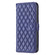 iPhone 16e / 17e Diamond Lattice Wallet Flip Leather Phone Case - Blue